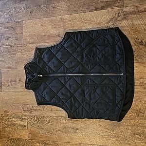 J. Crew Mercantile Black Quilted Vest